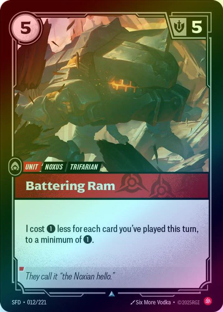 Battering Ram - 012/221 - Uncommon (Foil)