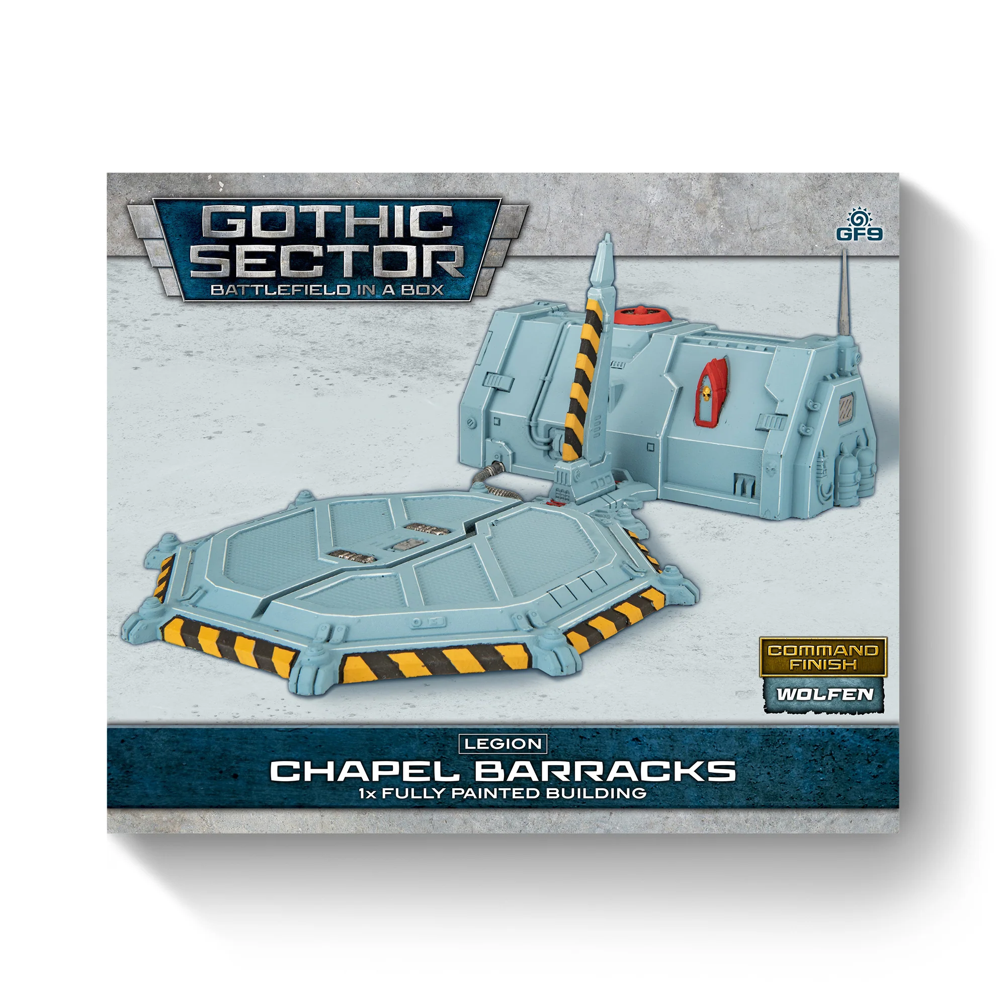 Battlefield in a Box - Gothic Sector Legion Chapel Barracks - Wolfen Paint Scheme
