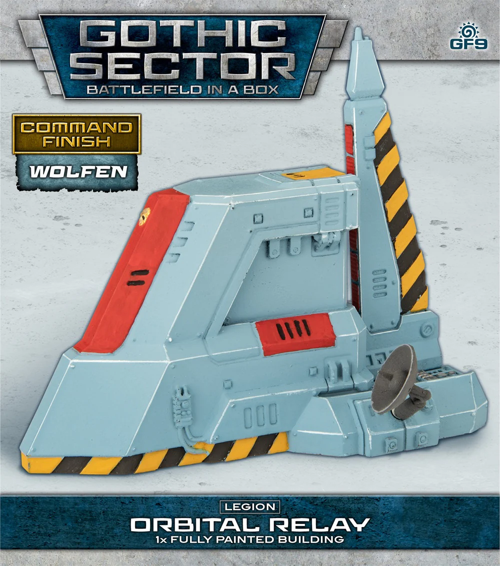 Battlefield in a Box - Gothic Sector Legion Orbital Relay - Wolfen Paint Scheme