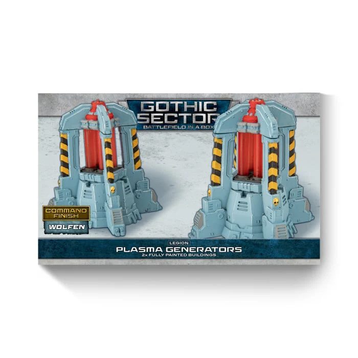 Battlefield in a Box - Gothic Sector Legion Plasma Generator - Wolfen Paint Scheme