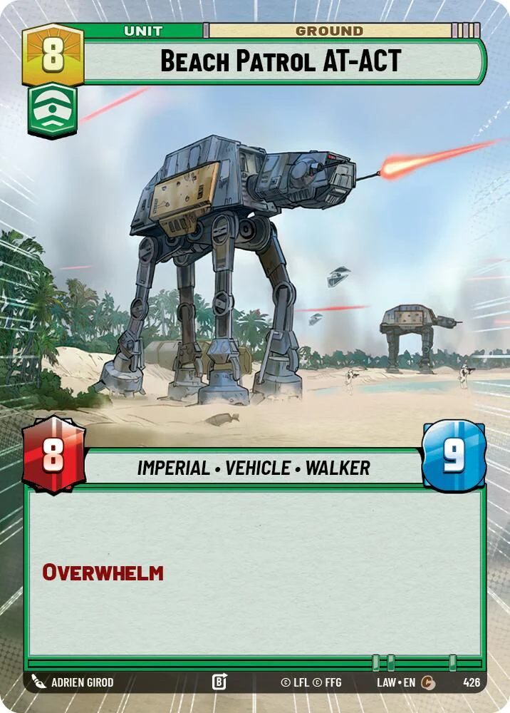 Beach Patrol AT-ACT (Hyperspace) - 426 - Common