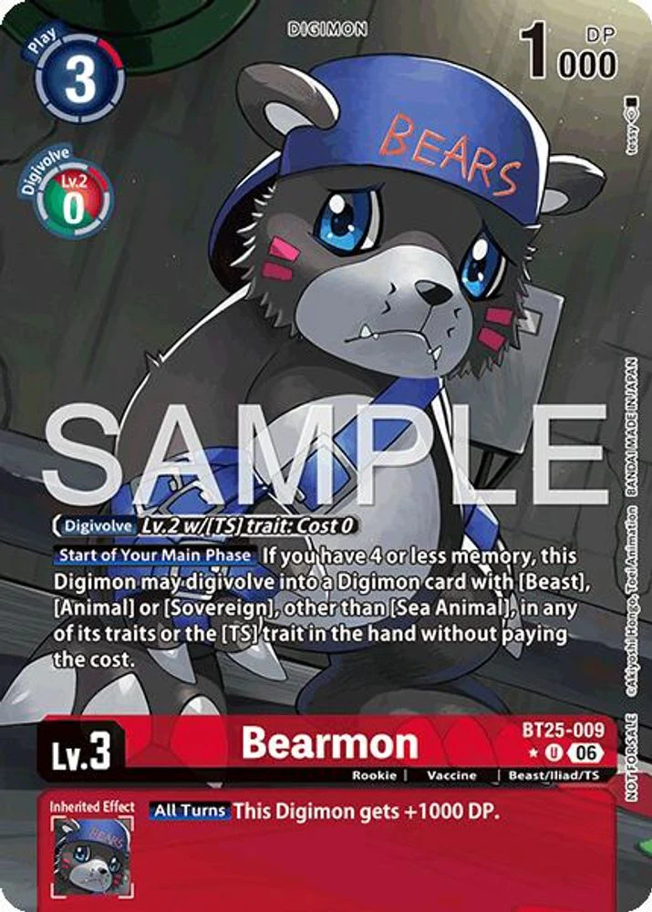 Bearmon (Full Art) - BT25-009 - Uncommon