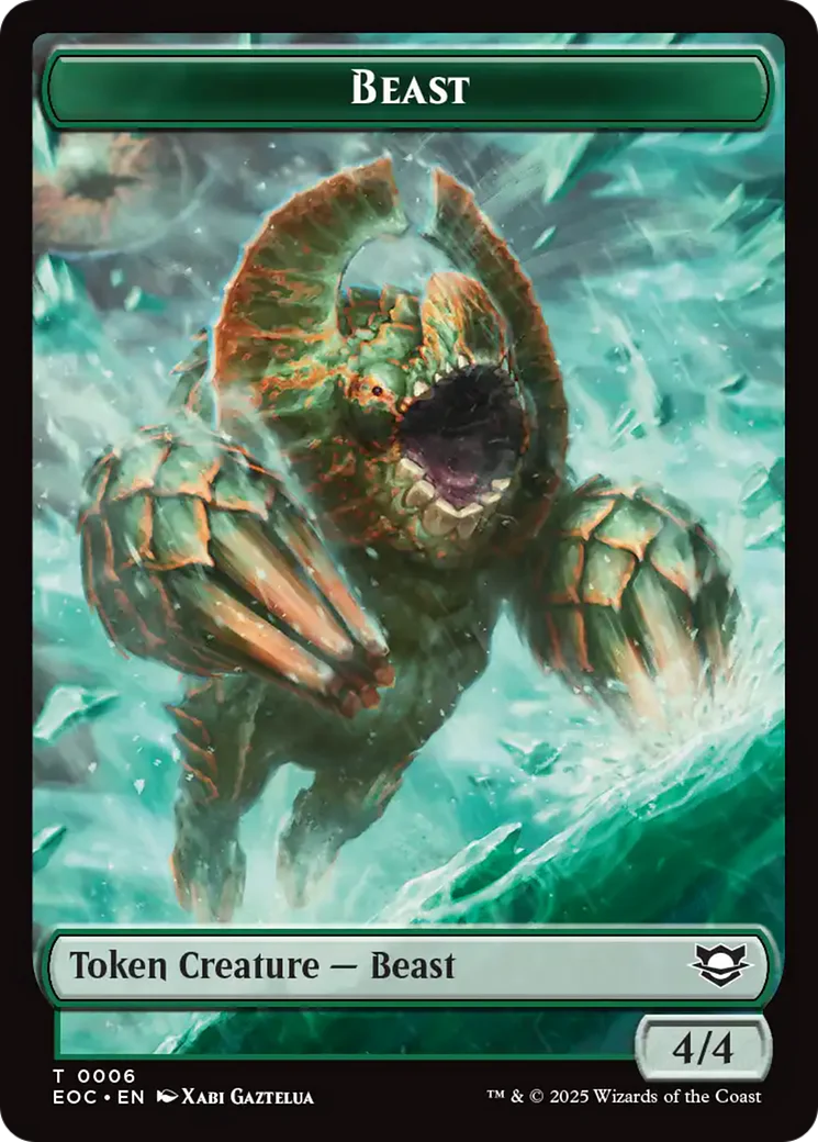 Beast // Elemental (08) Token (TEOC)