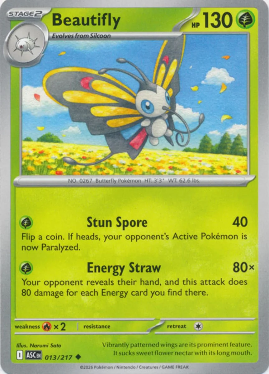 Beautifly - 013/217 - Uncommon