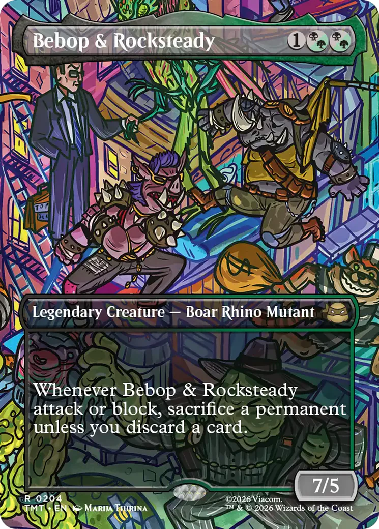 Bebop & Rocksteady - Borderless Scene (TMT)