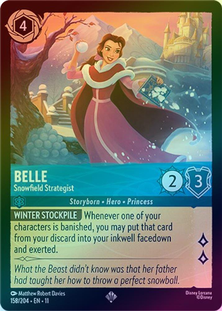 Belle (Snowfield Strategist) - 158/204 - Super Rare (Foil)