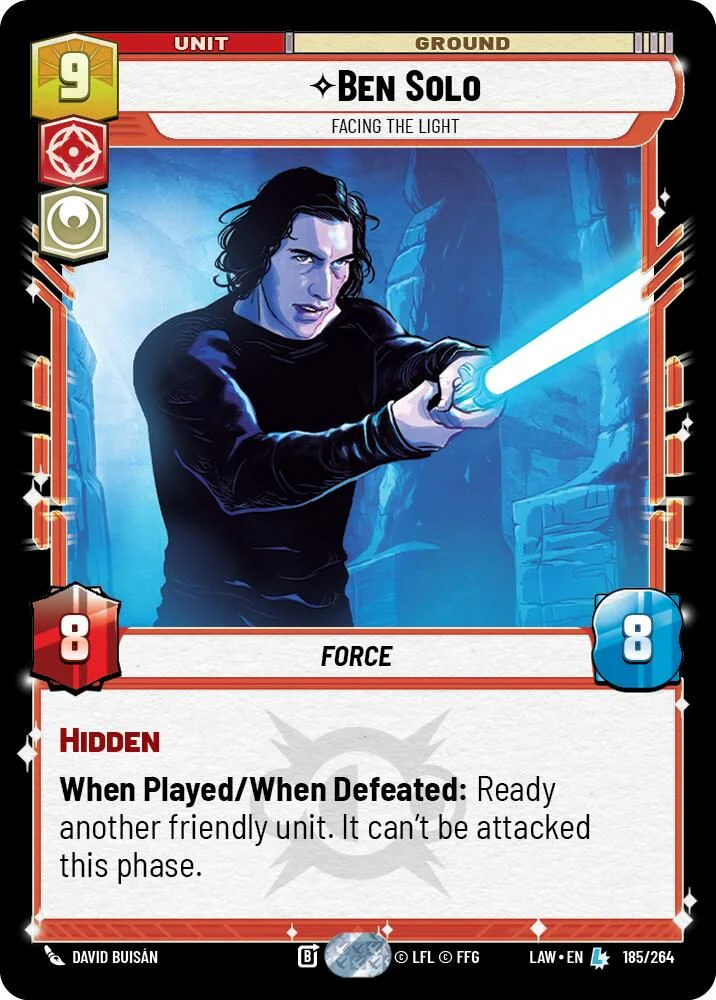 Ben Solo - Facing the Light - 185/264 - Legendary