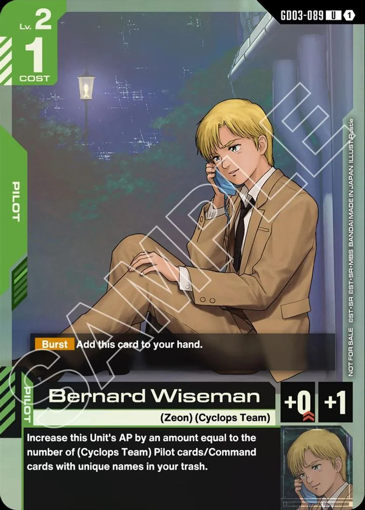 Bernard Wiseman (GD03 Release Event) - GD03-089 - Uncommon