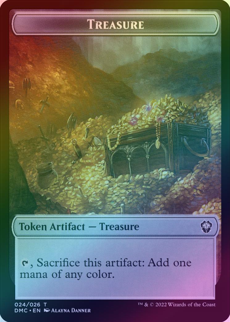 Bird // Treasure Token (Foil) (TDMU) - Image 2