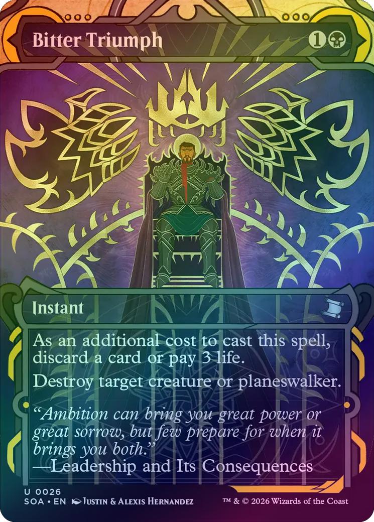 Bitter Triumph (Foil) (SOA)