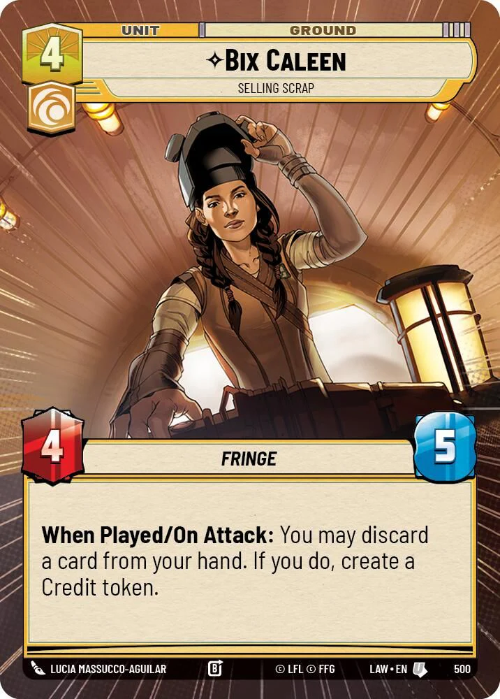 Bix Caleen - Selling Scrap (Hyperspace) - 500 - Uncommon