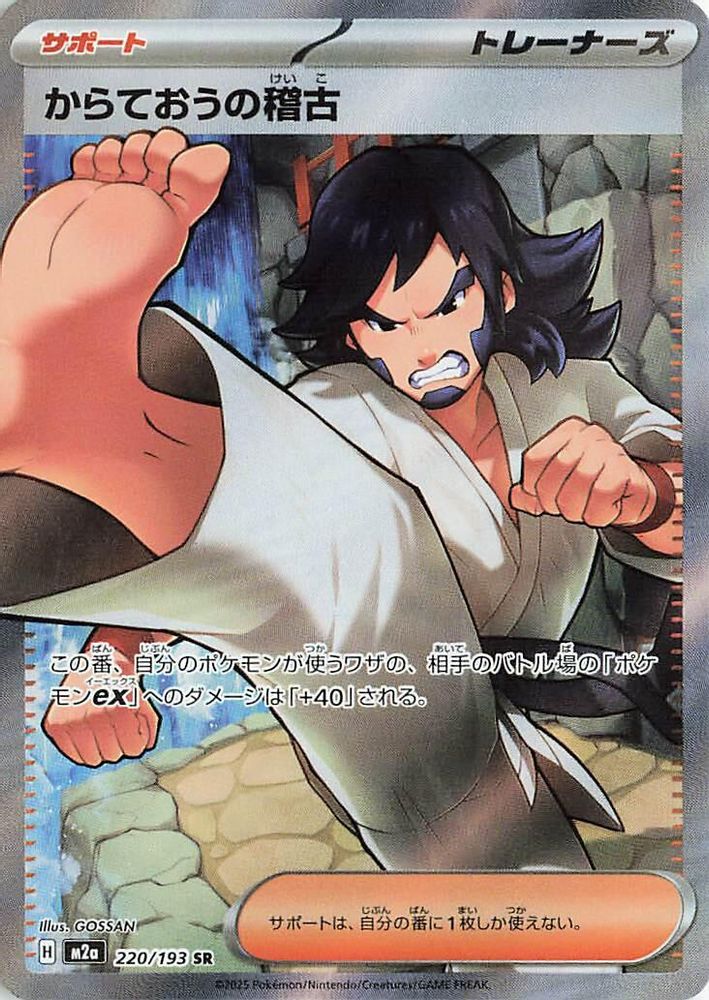Black Belt's Training (Japanese) - 220/193 - Super Rare