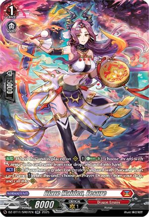 Blaze Maiden, Eesure (SR) - DZ-BT11/SR07EN - Silver Rare