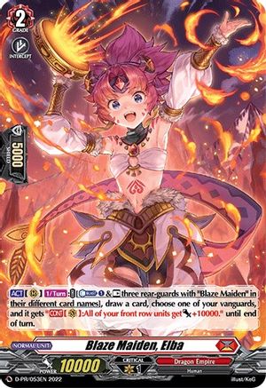 Blaze Maiden, Elba (RR Foil) - D-PR/053EN - Promo