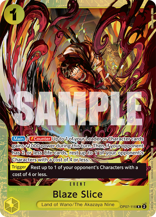 Blaze Slice (Premium Card Collection -Best Selection Vol. 5-) - OP07-116 - Rare