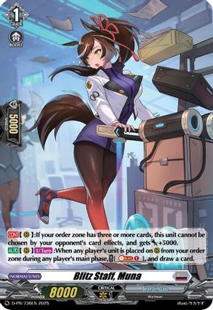 Blitz Staff, Muna (D-PR/736EN) (Foil) - D-PR/736EN - Promo