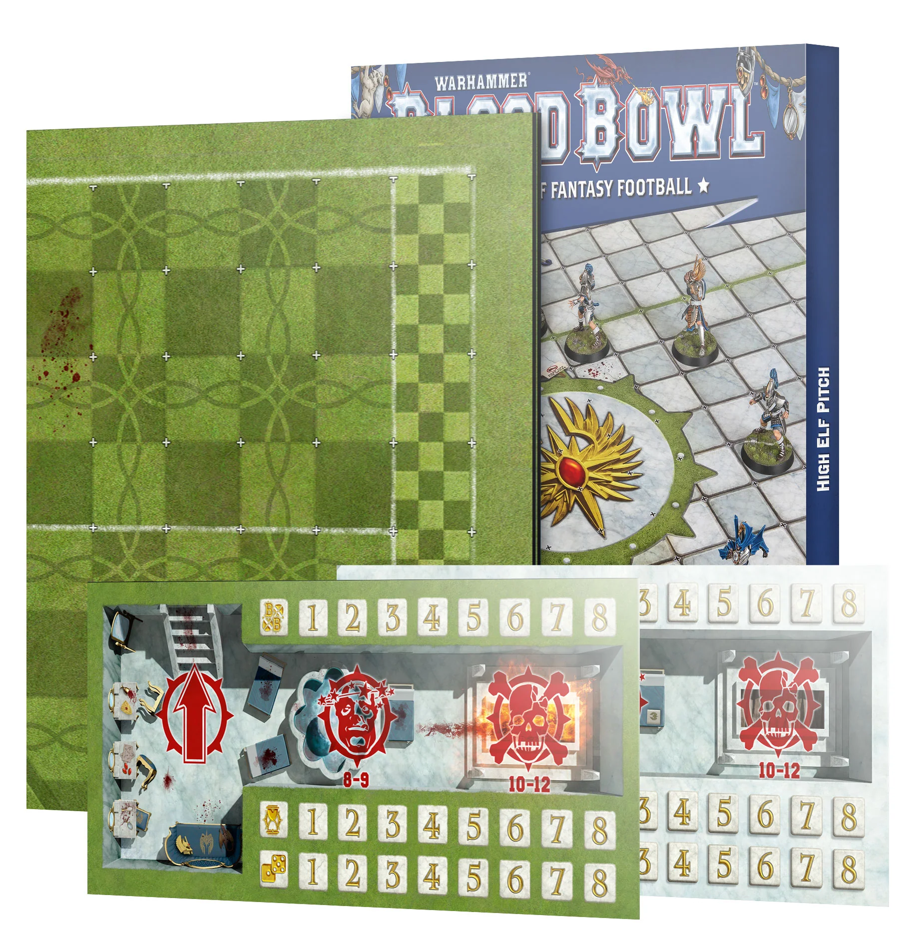 Blood Bowl - High Elf Team - Pitch & Dugouts [99220910005]