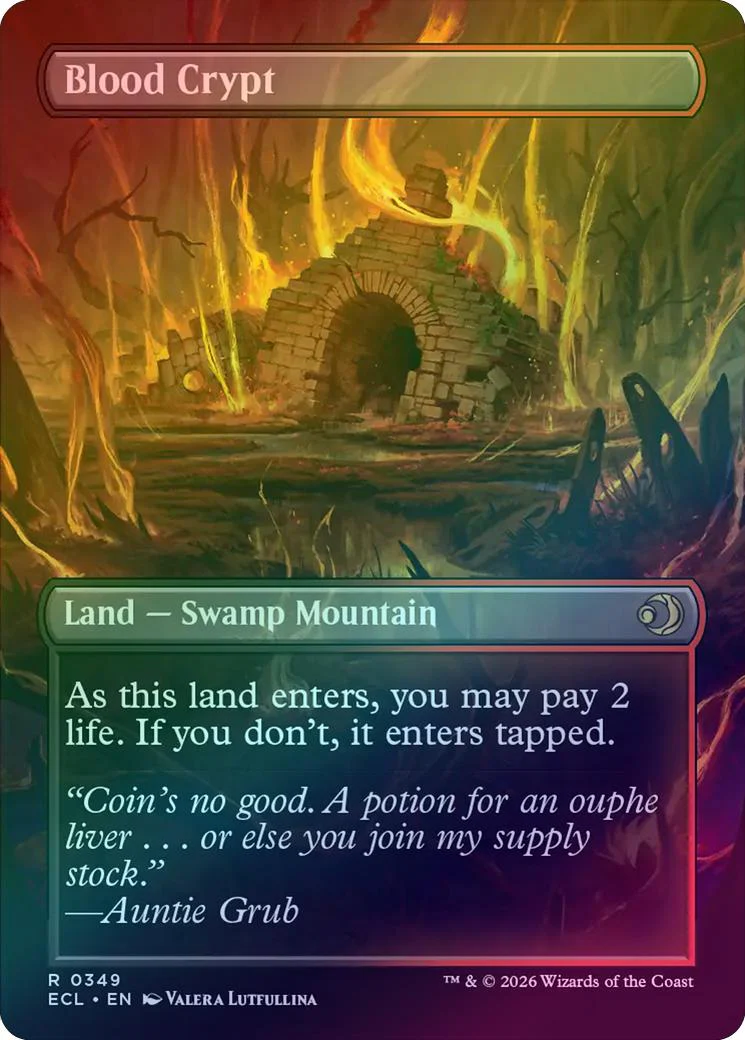 Blood Crypt // Blood Crypt - Borderless (Foil) (ECL) - Image 2