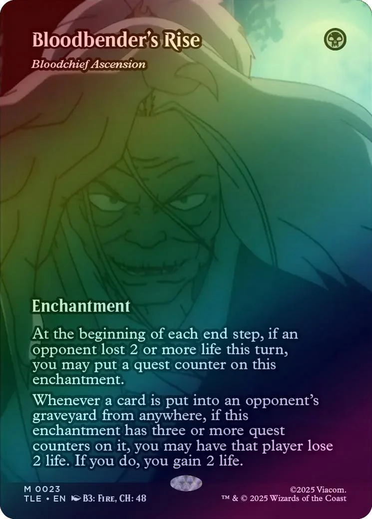 Bloodbender's Rise // Bloodchief Ascension - Borderless Source Material (Foil) (TLE)