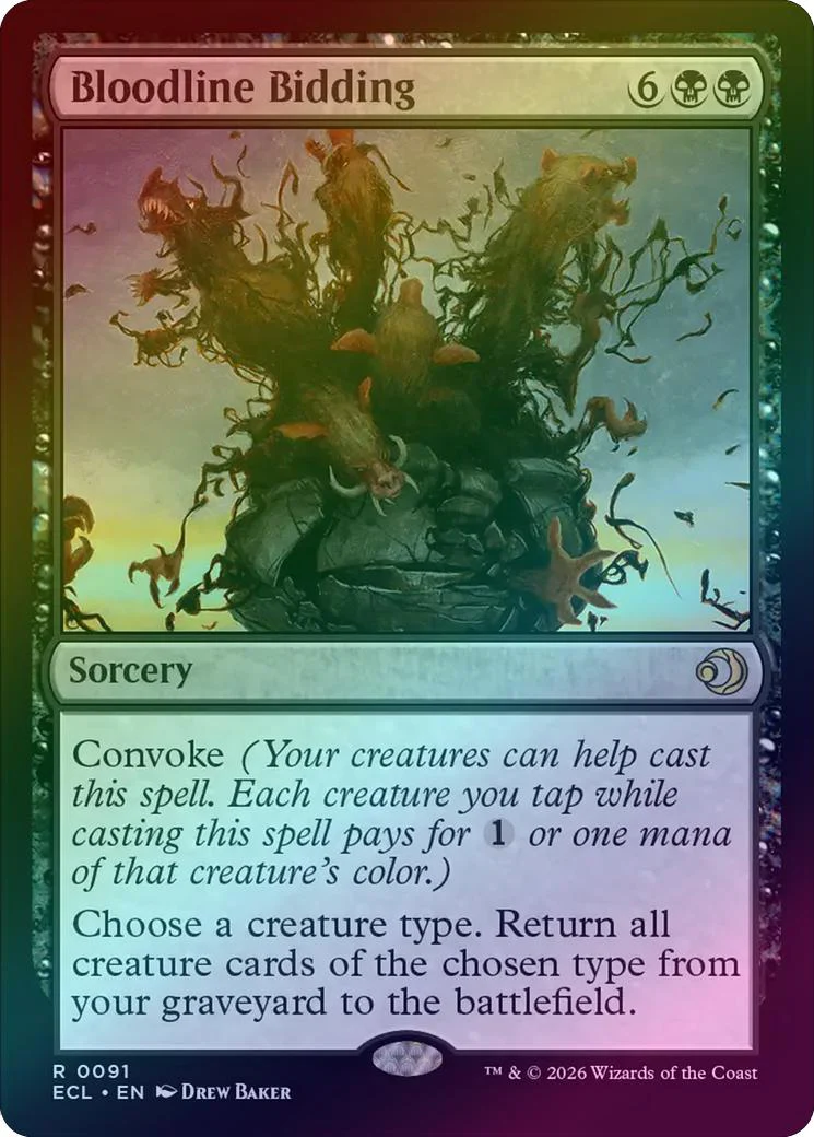Bloodline Bidding (Foil) (ECL)