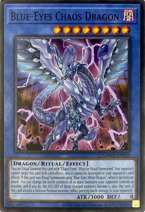 Blue-Eyes Chaos Dragon (Unlimited Misprint) - SDWD-EN010 - Common - Unlimited