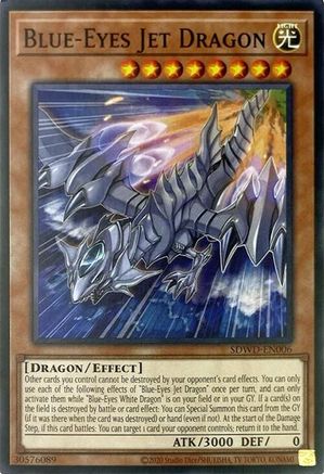 Blue-Eyes Jet Dragon (Unlimited Misprint) - SDWD-EN006 - Common - Unlimited