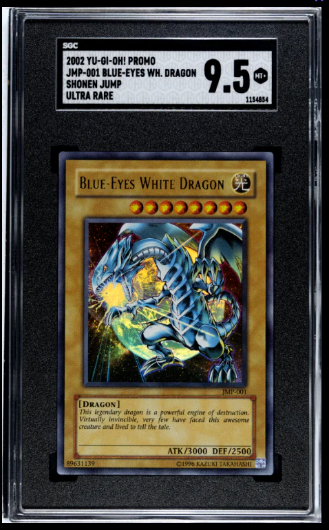 Blue-Eyes White Dragon - JMP-001 - Ultra Rare (SGC 9.5)