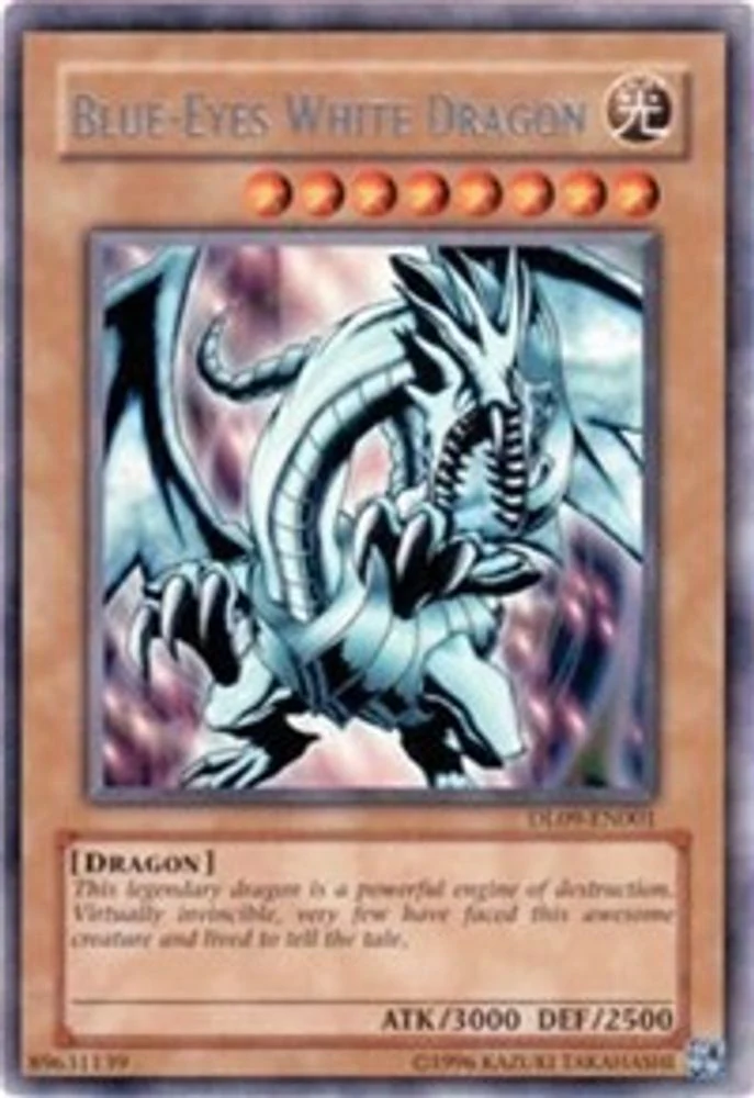 Blue-Eyes White Dragon (Silver) - DL09-EN001 - Rare