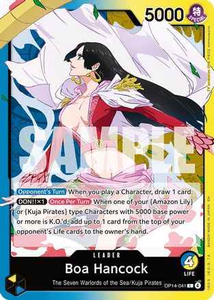 Boa Hancock - OP14-041 - OP14-041 - Leader