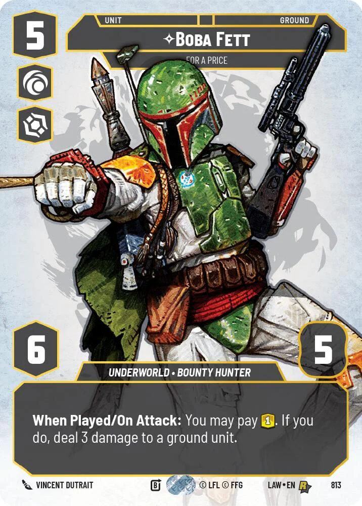 Boba Fett - For a Price (Prestige) - 813 - Rare