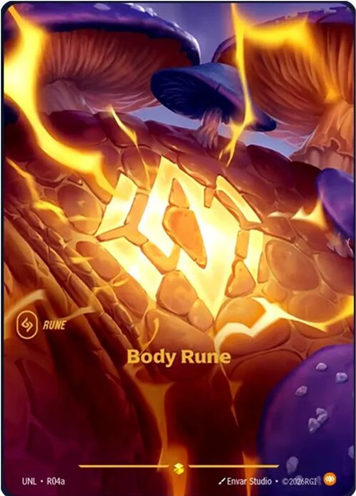 Body Rune (Alternate Art) - R04a - Showcase