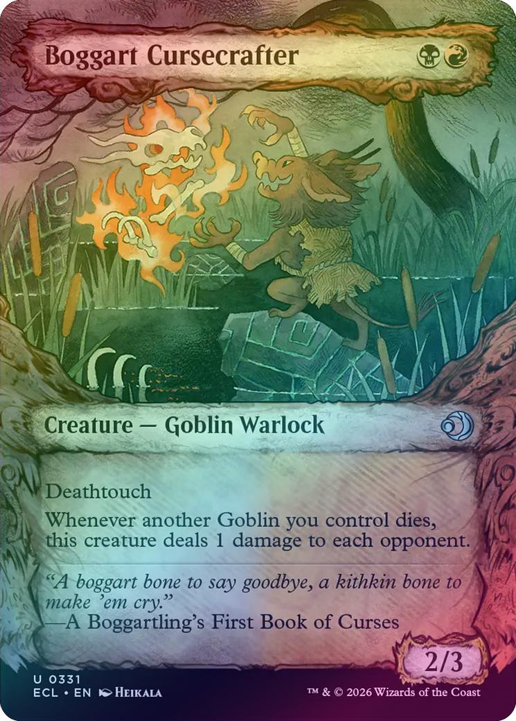 Boggart Cursecrafter - Fable Frame Showcase (Foil) (ECL)