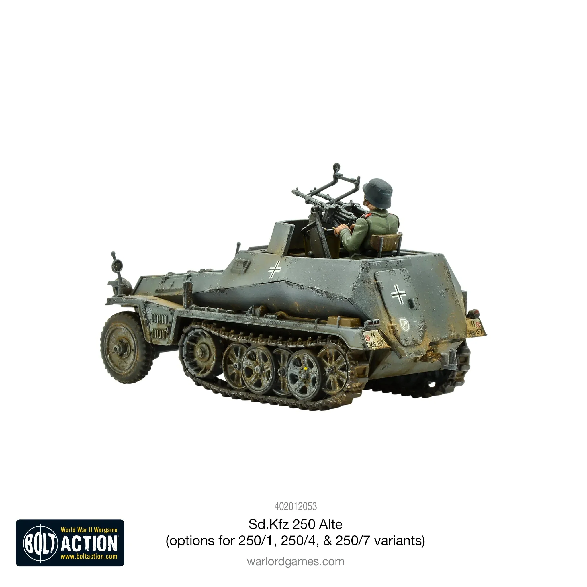 Bolt Action - Germany - Sd.Kfz 250 (Alte) Half-Track (Options for 250/1, 250/4 & 250/7 Variants) - Image 3
