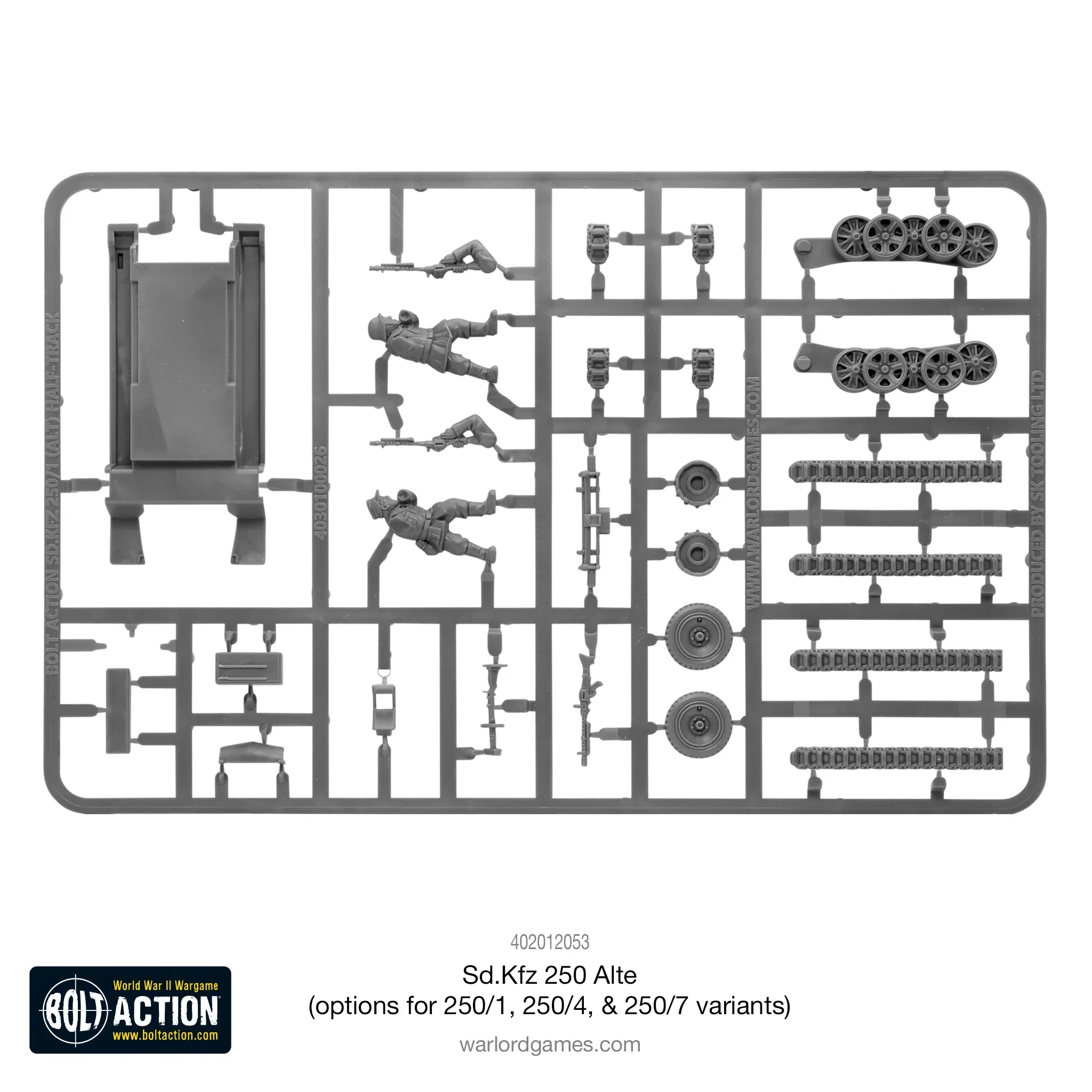 Bolt Action - Germany - Sd.Kfz 250 (Alte) Half-Track (Options for 250/1, 250/4 & 250/7 Variants) - Image 5