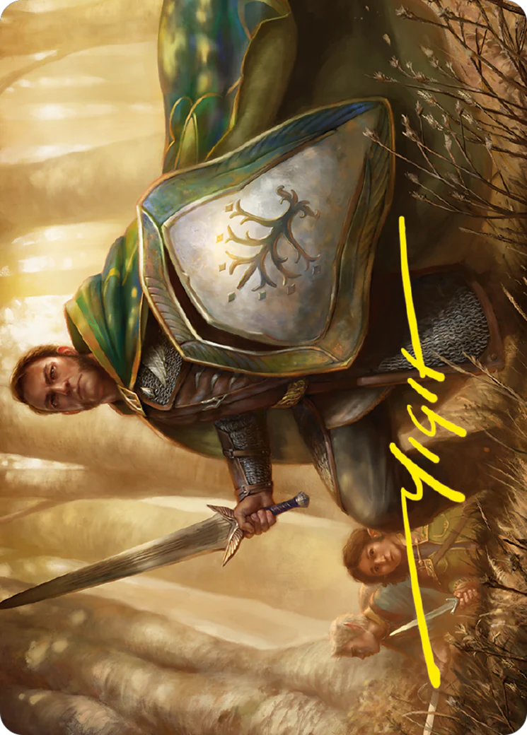Boromir, Warden of the Tower - Art Series (Gold-Stamped Signature) (ALTR)