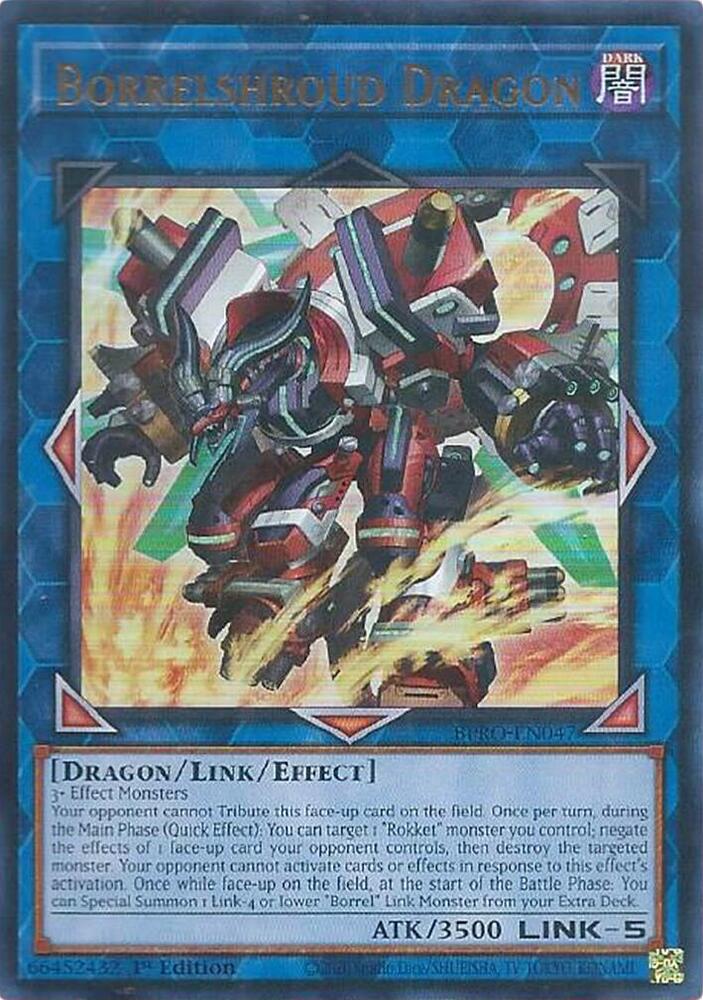 Borrelshroud Dragon - BPRO-EN047 - Ultra Rare - 1st Edition