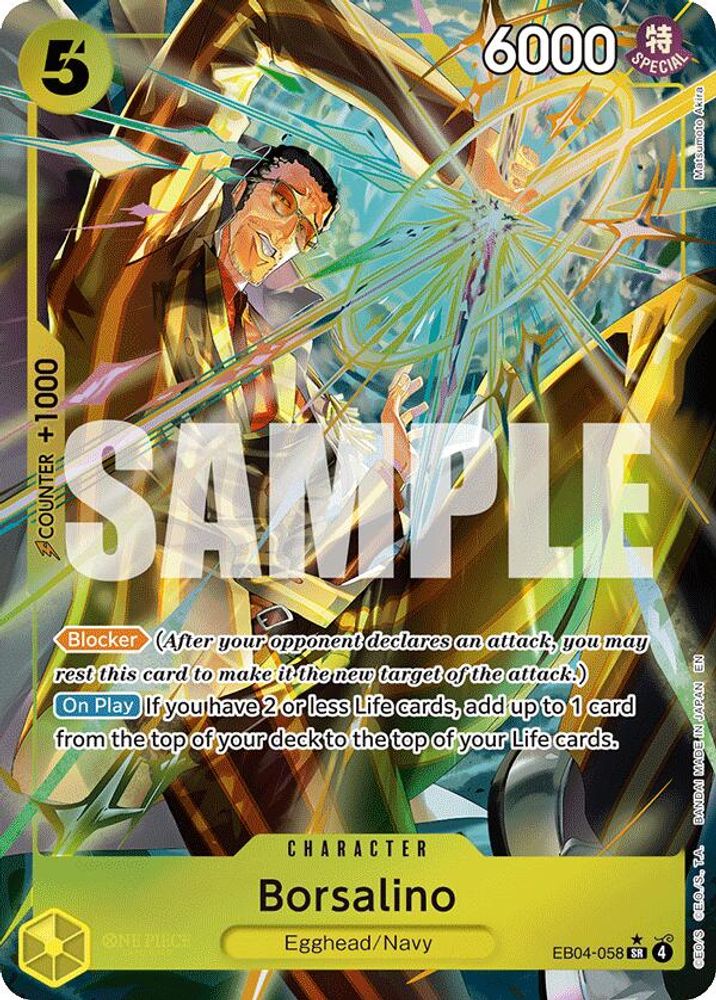 Borsalino (Alternate Art) - EB04-058 - Super Rare