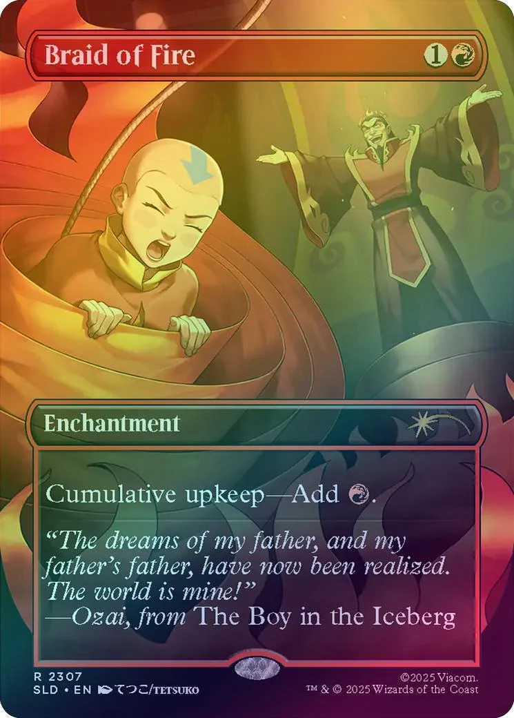 Braid of Fire - ATLA: The Ember Island Players (Rainbow Foil) (SLD)