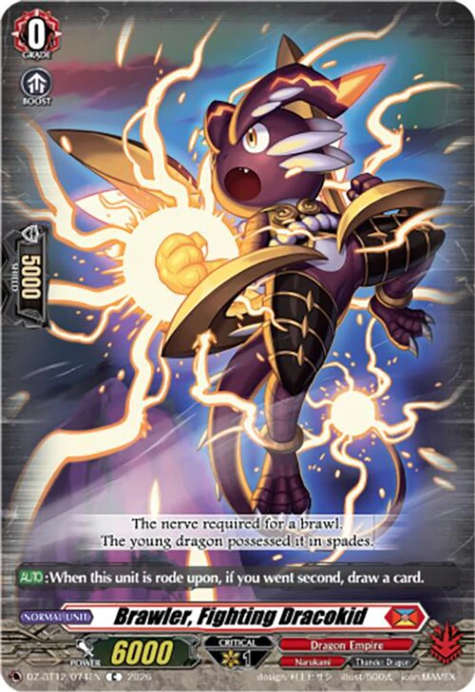 Brawler, Fighting Dracokid - DZ-BT12/074EN - Common