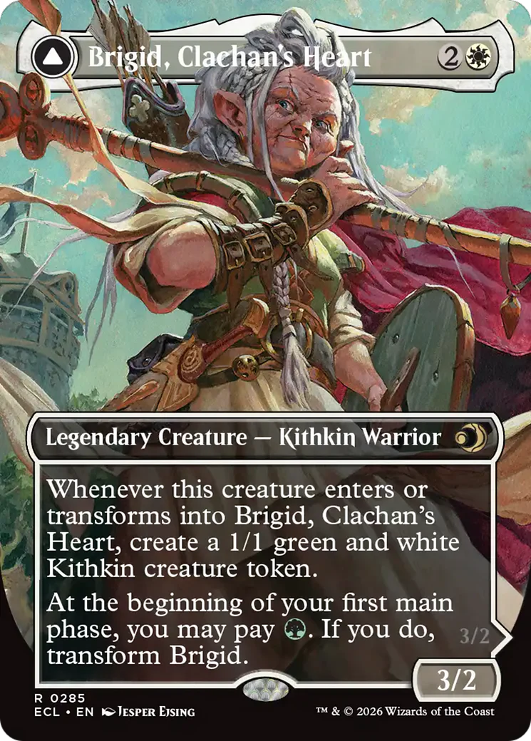Brigid, Clachan's Heart // Brigid, Doun's Mind - Borderless (ECL)