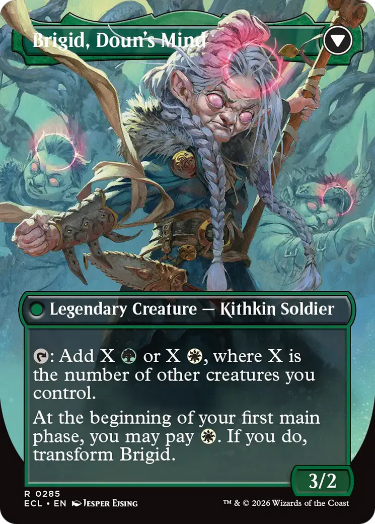 Brigid, Clachan's Heart // Brigid, Doun's Mind - Borderless (ECL) - Image 2