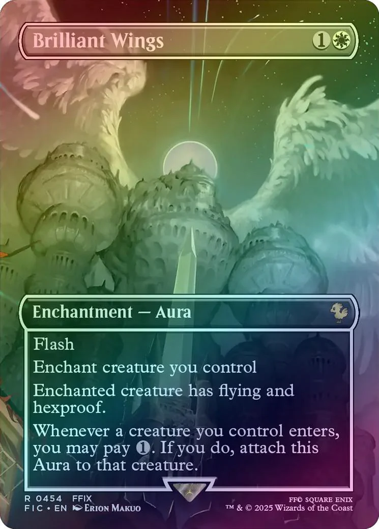 Brilliant Wings - Borderless (Foil) (FIC)