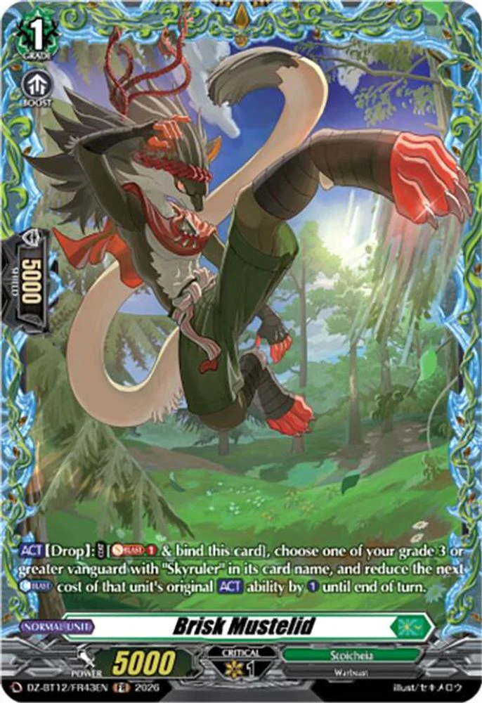 Brisk Mustelid (FR) - DZ-BT12/FR43EN - Frame Rare