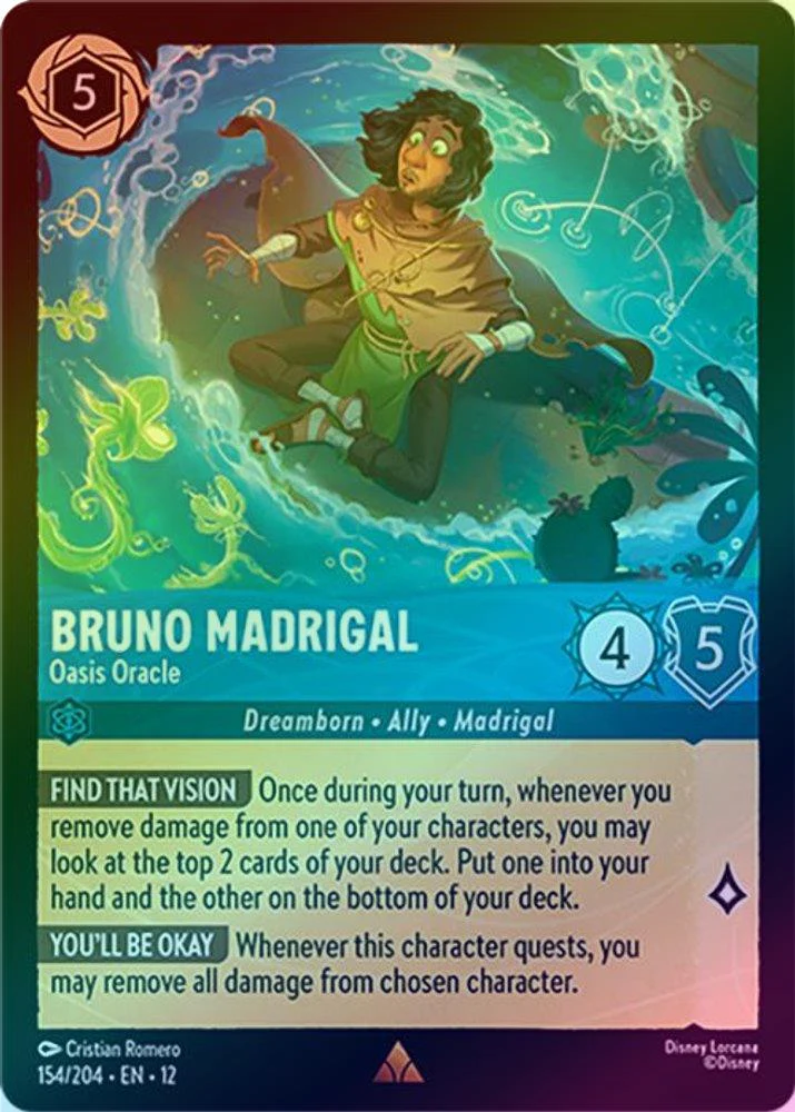 Bruno Madrigal (Oasis Oracle) - 154/204 - Rare (Foil)
