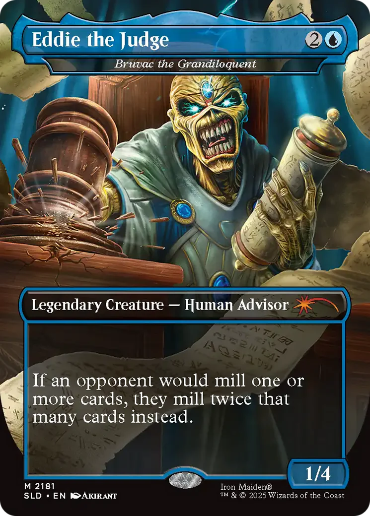 Eddie the Judge // Bruvac the Grandiloquent - IRON MAIDEN: Eddie Unchained (SLD)