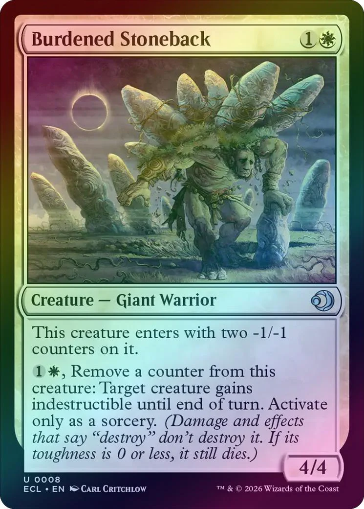 Burdened Stoneback (Foil) (ECL)