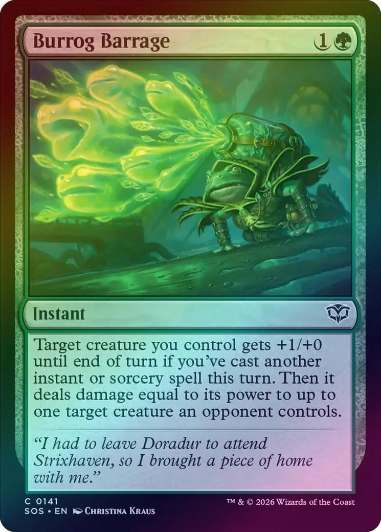 Burrog Barrage (Foil) (SOS)