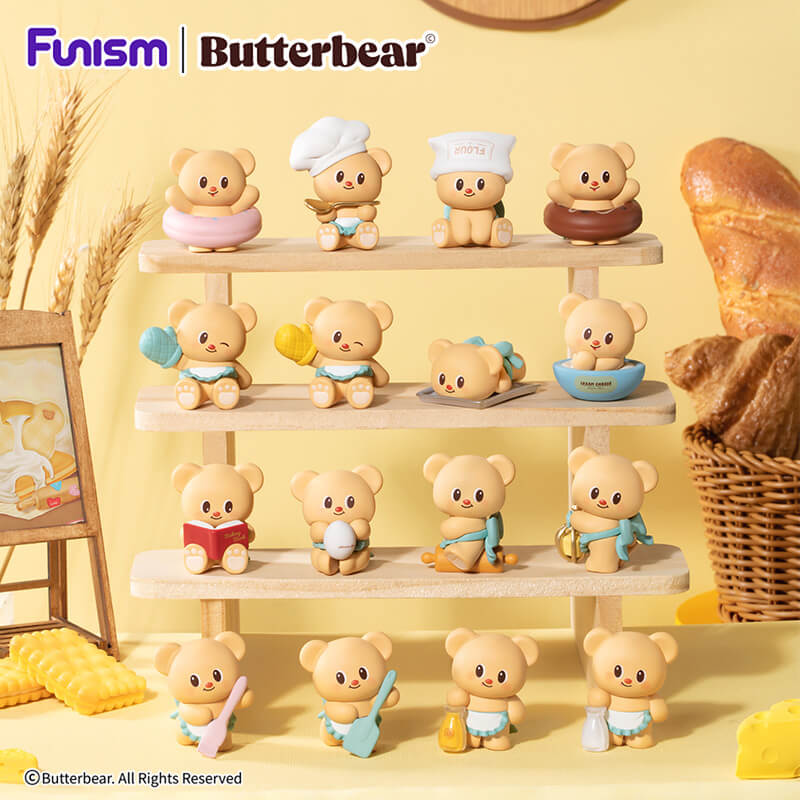 Butterbear - Baked with Loved Cubby Face Series - Blind Box