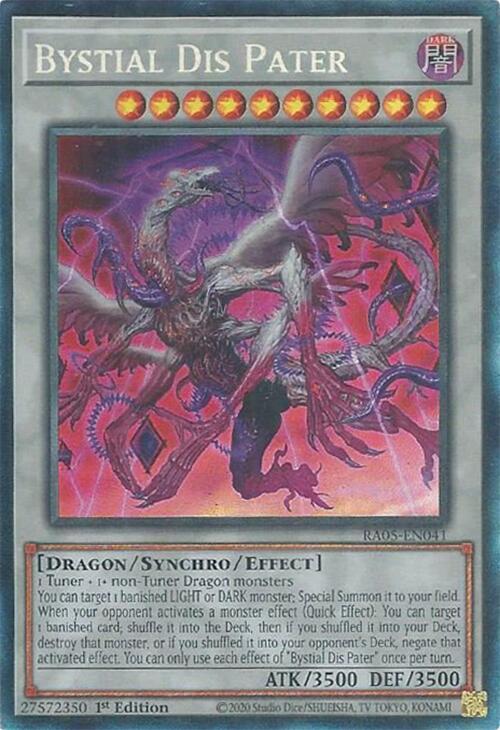 Bystial Dis Pater (PCR) - RA05-EN041 - Prismatic Collector's Rare - 1st Edition