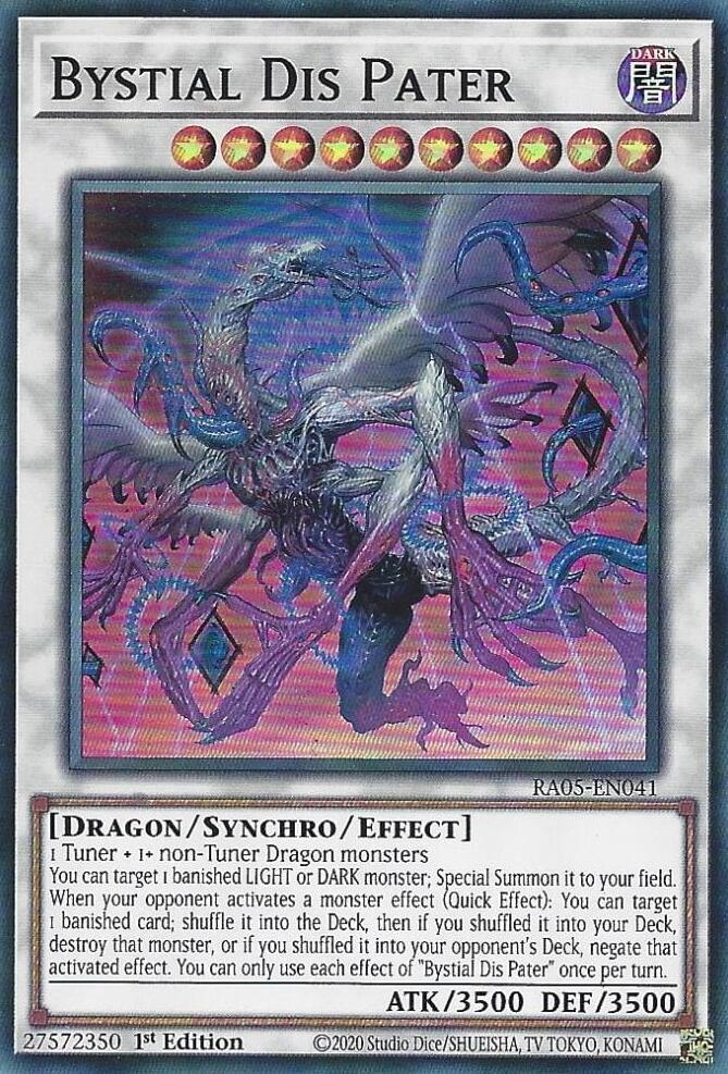 Bystial Dis Pater - RA05-EN041 - Super Rare - 1st Edition
